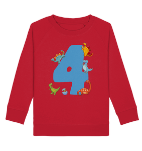 4. Geburtstag Dinosaurier Geschenk Dino 4 Jahre Sweatshirt