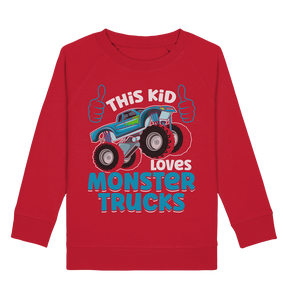 Monstertruck Kinder Monster Truck Fan Langarm Sweatshirt
