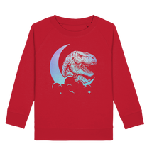 Laden Sie das Bild in den Galerie-Viewer, Dino Trex Kinder Dinosaurier Mond Sweatshirt
