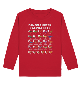 Dinosaurier Alphabet Lernen Schulkind Dino ABC Sweatshirt