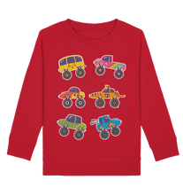 Laden Sie das Bild in den Galerie-Viewer, Monstertruck Fan Monster Truck Kinder Langarm Sweatshirt
