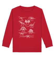 Laden Sie das Bild in den Galerie-Viewer, Dino Kinder Dinosaurier Mädchen Sweatshirt

