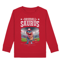 Laden Sie das Bild in den Galerie-Viewer, Dinosaurier Baseball Dino Kinder Sweatshirt
