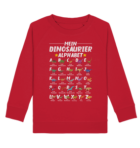 Dinosaurier Alphabet Lernen Schulkind Dino ABC Sweatshirt