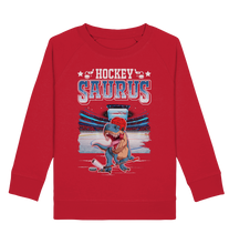 Laden Sie das Bild in den Galerie-Viewer, Dinosaurier Eishockey Dino Kinder Sweatshirt
