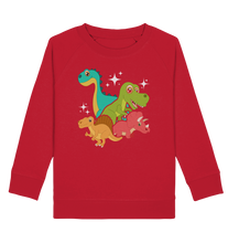 Laden Sie das Bild in den Galerie-Viewer, Niedliche Dinos Jungs Mädchen Dinosaurier Sweatshirt
