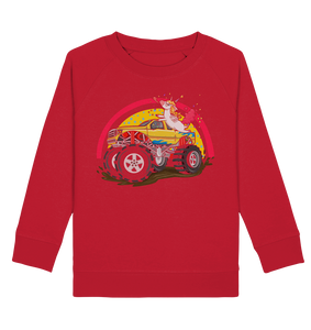Monstertruck Einhorn Monster Truck Kinder Langarm Sweatshirt