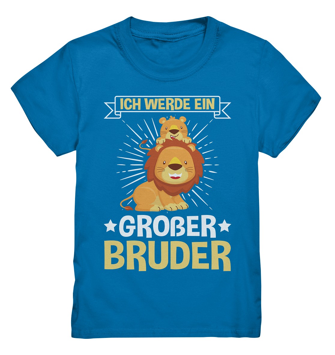 Ich werde Großer Bruder Löwe Shirt