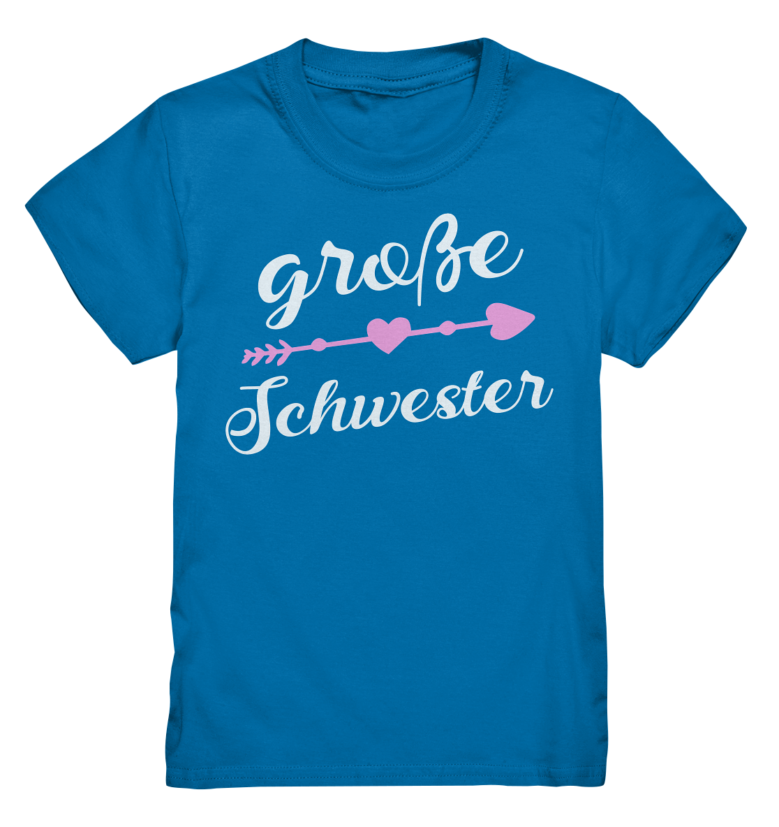 Große Schwester T-Shirt Pfeil Herz Große Schwester Geschenk