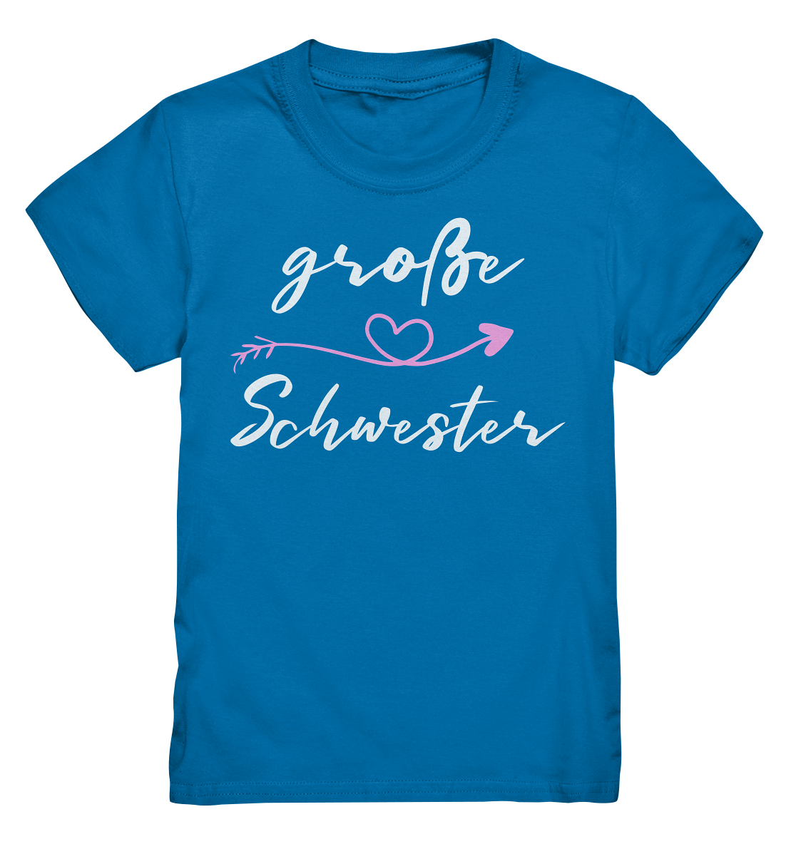 Große Schwester T-Shirt Herz Große Schwester Geschenk
