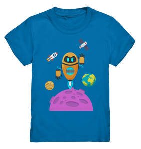 Roboter Weltraum Astronaut Roboter T-Shirt