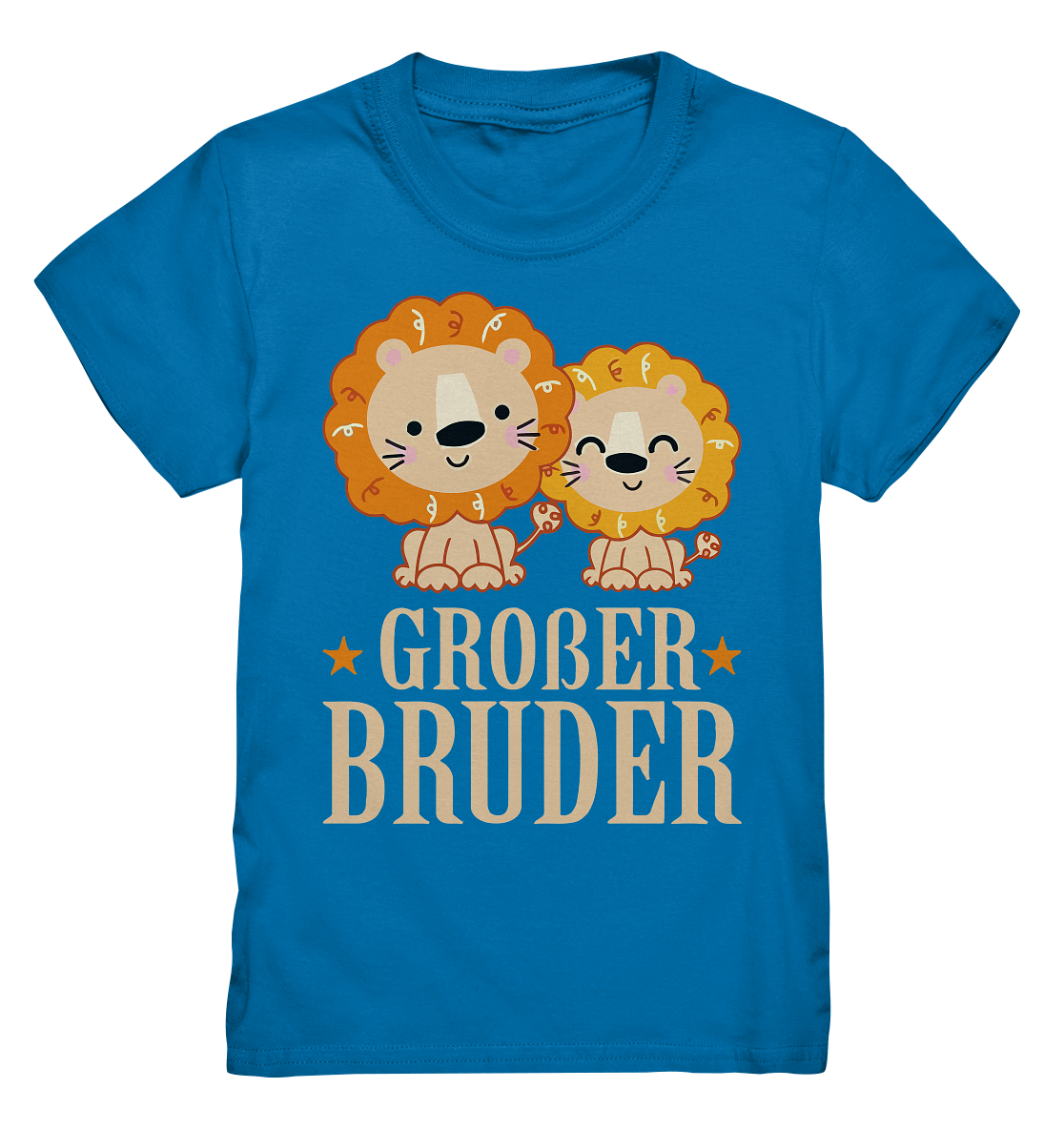 Niedlicher Löwe Großer Bruder T-Shirt