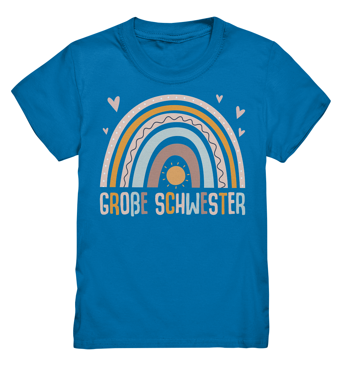 Große Schwester Shirt Regenbogen Große Schwester Geschenk