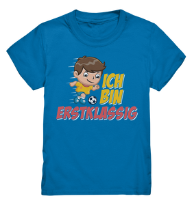 Fußball SCHULKIND T-Shirt Einschulung Geschenk 2023 Schulanfang Outfit