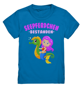 Seepferdchen bestanden Meerjungfrau Frühschwimmer Schwimmabzeichen T-Shirt