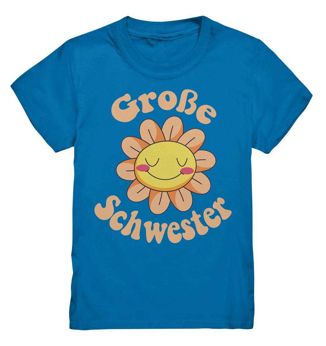 Große Schwester Shirt Blume Große Schwester Geschenk
