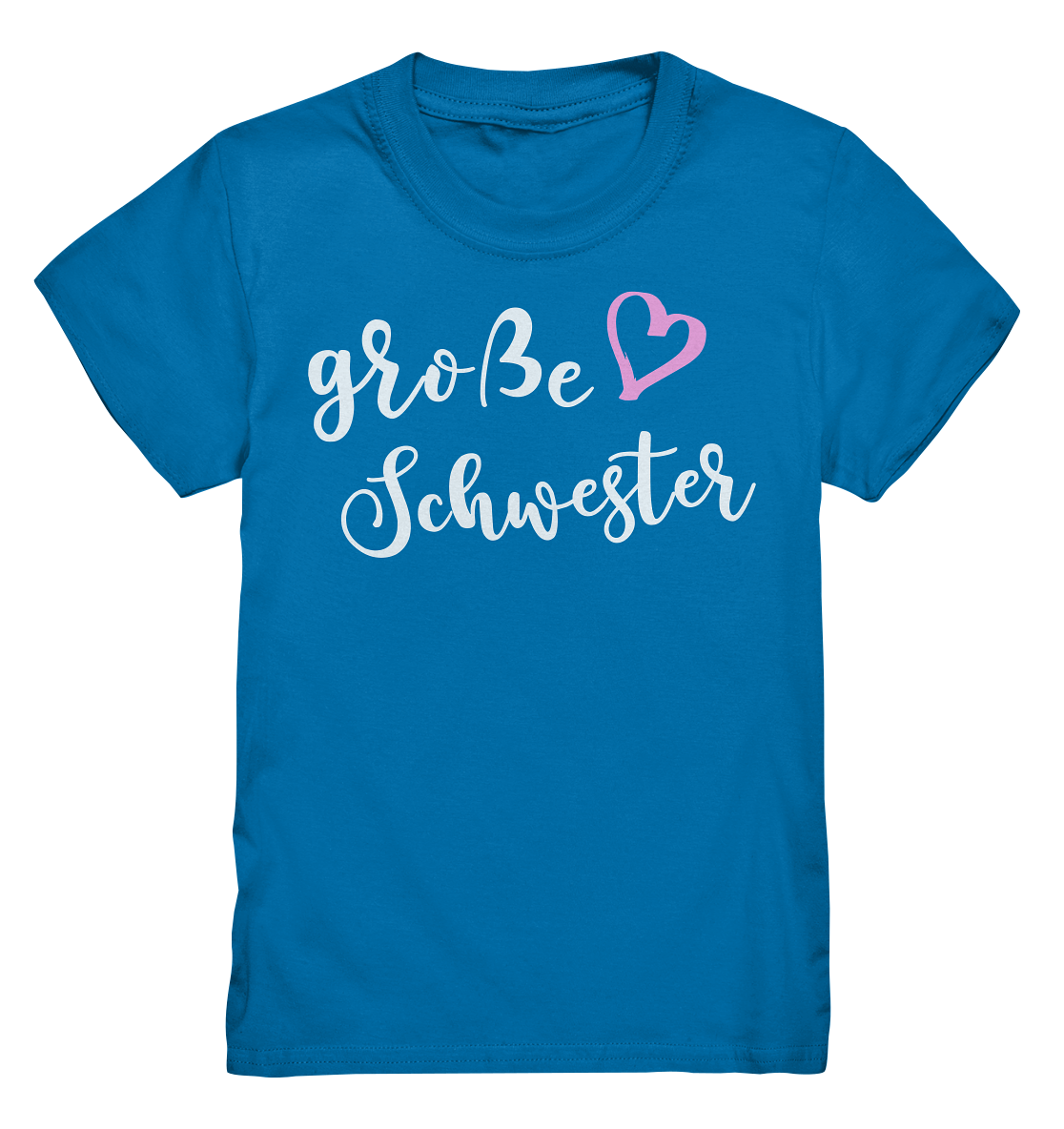 Große Schwester T-Shirt Herz Liebe Große Schwester Geschenk