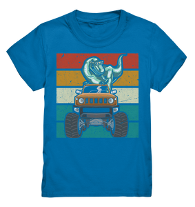 T-Rex Dinosaurier Monstertruck Kinder T-Shirt