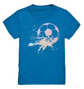 Fußballspieler Splash Fußballer Mädchen Fußball T-Shirt