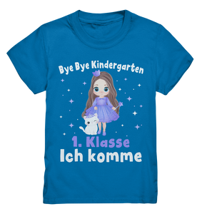 Prinzessin Schulanfang Outfit Schulkind Geschenk Einschulung T-Shirt 1. Klasse