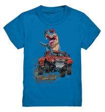 Laden Sie das Bild in den Galerie-Viewer, Dinosaurier Trex Monstertruck Dino Kinder T-Shirt
