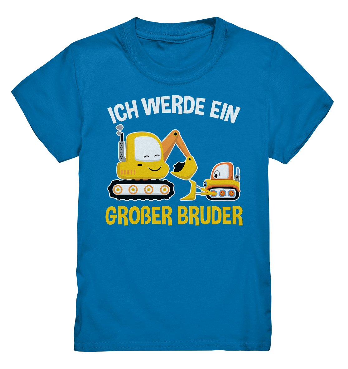 Bagger Baustelle Großer Bruder T-Shirt