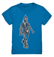 Laden Sie das Bild in den Galerie-Viewer, Skating Roboter Jungen Skater Roboter T-Shirt
