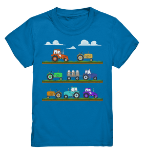 Kinder Traktor Landmaschinen T-Shirt