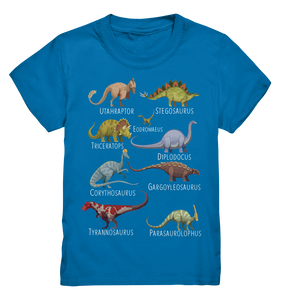Dinosaurier Arten Mädchen Dino Kinder T-Shirt