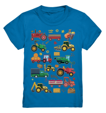 Laden Sie das Bild in den Galerie-Viewer, Traktor Landmaschinen T-Shirt Kinder
