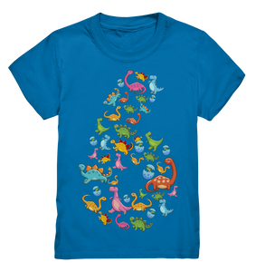 6. Geburtstag Dinosaurier Geschenk Dino 6 Jahre T-Shirt