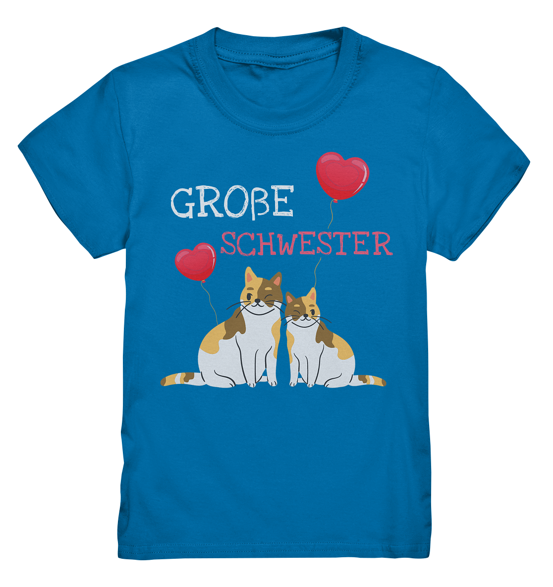 Große Schwester Shirt Katzen Liebe Große Schwester Geschenk