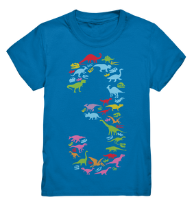 3. Geburtstag Dinosaurier 3 Jahre alt Dino T-Shirt