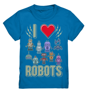 Roboter Sammlung Wissenschaft Technologie Liebe Roboter T-Shirt