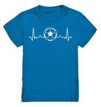 Laden Sie das Bild in den Galerie-Viewer, Fußball Herzschlag Fußballer Geschenk Fußballspieler T-Shirt
