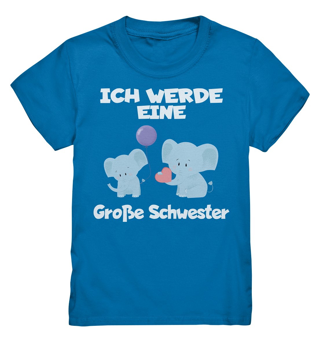Große Schwester T-Shirt Elefanten Große Schwester Geschenk