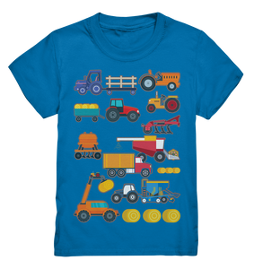 Traktor Landmaschinen Kinder T-Shirt