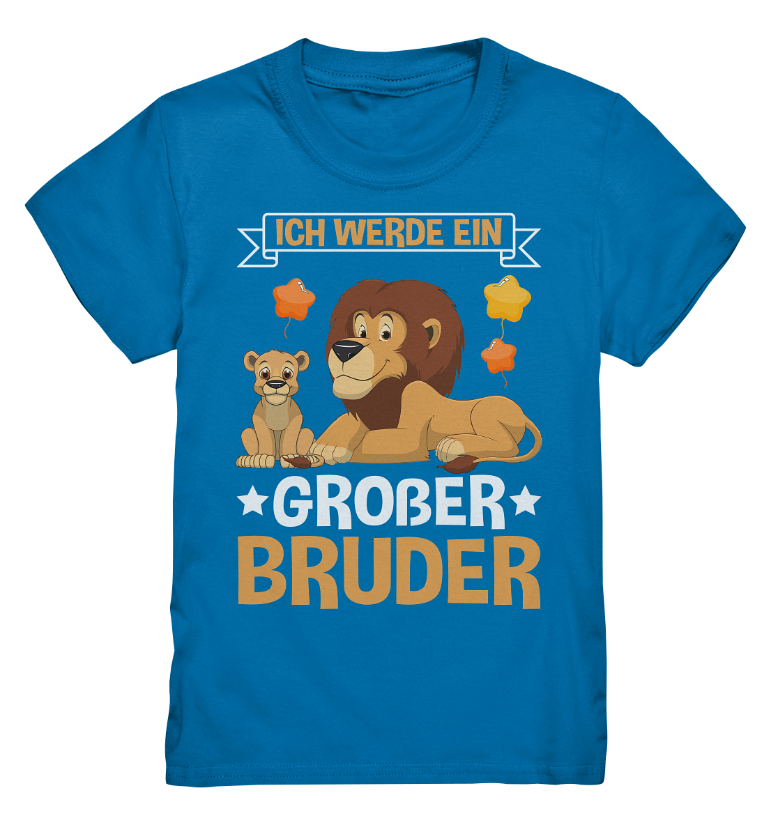 Ich werde ein Großer Bruder Löwe T-Shirt