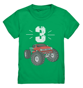 Cooler Monstertruck Kinder T-Shirt