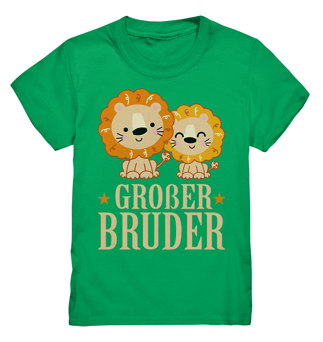 Niedlicher Löwe Großer Bruder T-Shirt