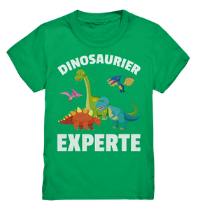 Jungs Mädchen Dino Kinder Dinosaurier Experte T-Shirt