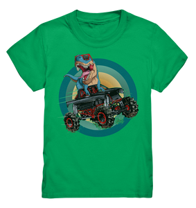 Dino Kinder Dinosaurier Monstertruck Trex T-Shirt