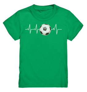 Fußball Jungs Fußballer Herzschlag Fußballspieler T-Shirt
