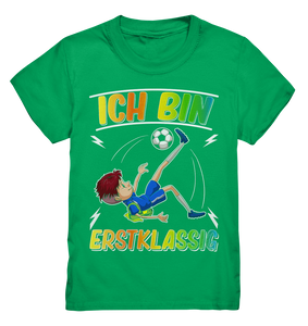 SCHULKIND T-Shirt Fußball Einschulung Outfit Jungen Mädchen Schulanfang Geschenkidee Schulkind 2023 Geschenk