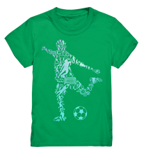 Laden Sie das Bild in den Galerie-Viewer, Fußball Motiv Fußballer Geschenk Fußballspieler Silhouette T-Shirt
