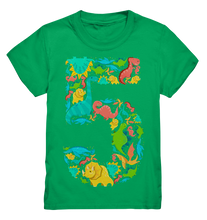 Laden Sie das Bild in den Galerie-Viewer, Dinosaurier 5 Jahre alt Dino 5. Geburtstag T-Shirt
