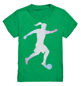 Fußballerin Fußballspielerin Mädchen Fußball T-Shirt