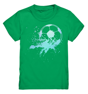 Fußballspieler Splash Fußball Kinder Fußballer T-Shirt