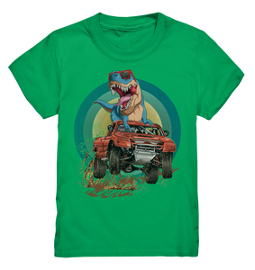 Dinosaurier Monstertruck T-Rex Kinder T-Shirt