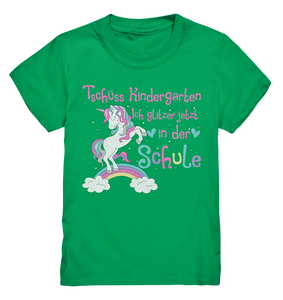 Schulanfang T-Shirt Einhorn Einschulung Mädchen Schulkind Outfit